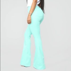 Bell Bottom Blues Jeans - Mint